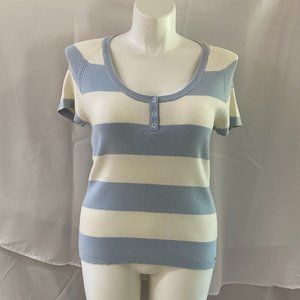 Tommy Hilfiger, scoop neck, short sleeve, stripe